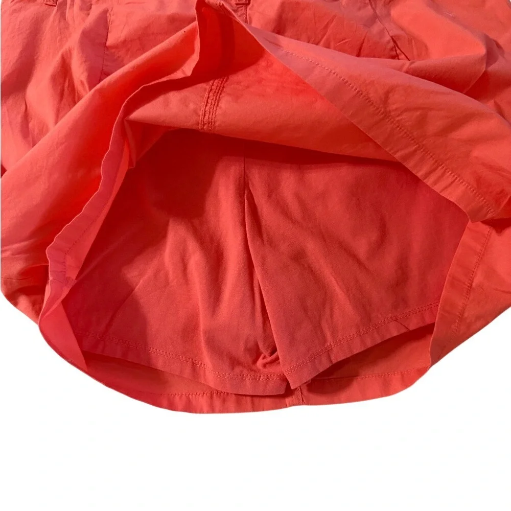 St‎ John's Bay Skort Womens 10 Georgia Peach Coral Pink Casual Mini Skirt Shorts